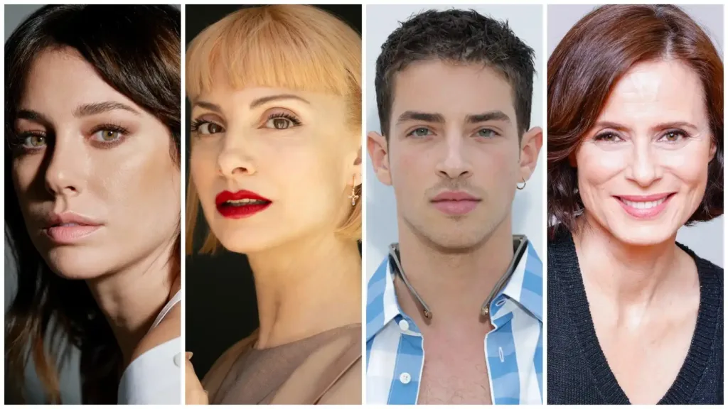 Blanca Suárez, Najwa Nimri,
Manu Ríos y Aitana Sánchez-Gijón